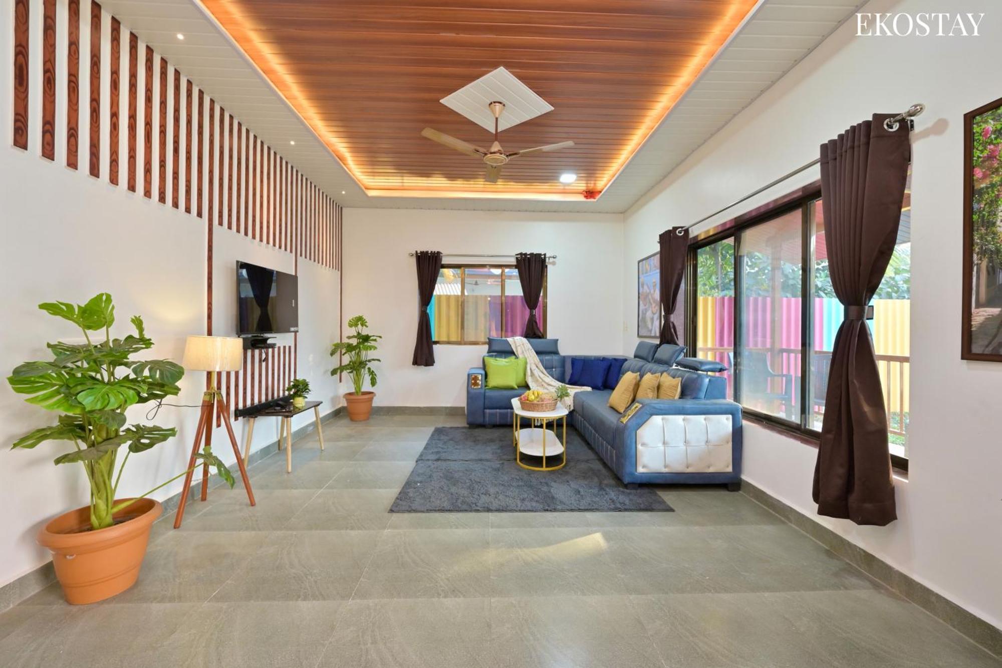 Ekostay - Blue Door Villa อลีบาก ภายนอก รูปภาพ